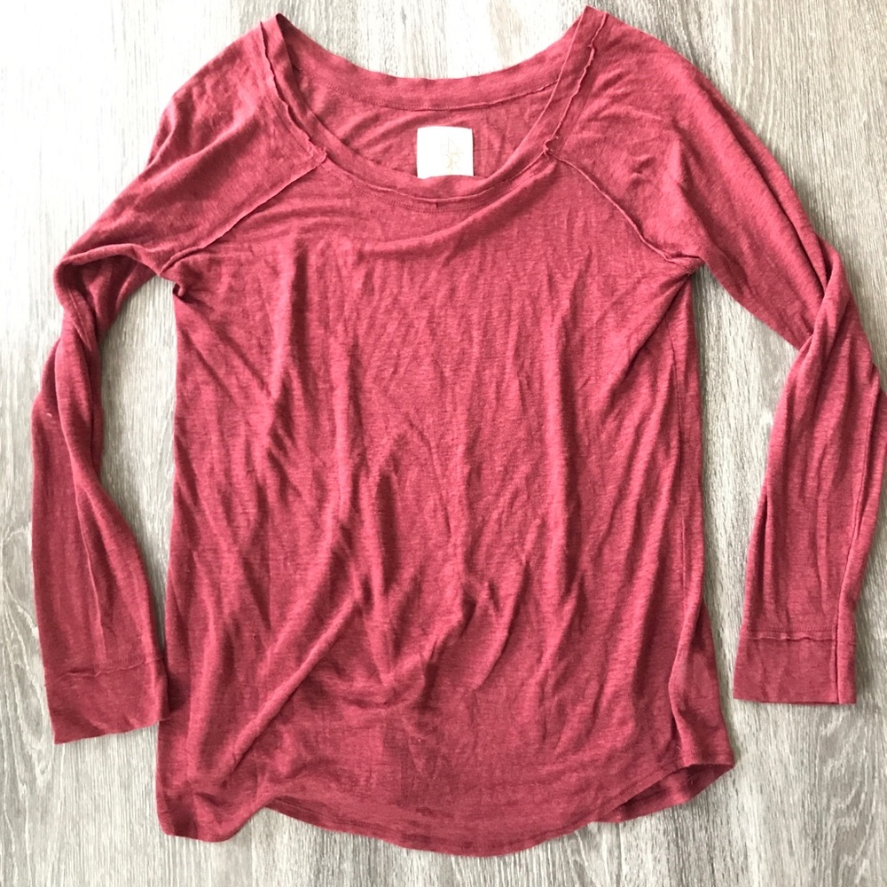 Chaser Maroon Long Sleeve